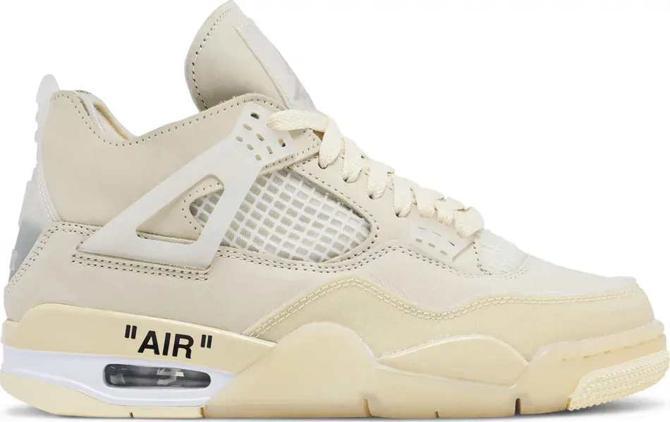 Off White X Air Jordan 4 Wmns Sp Sail Cv93 100 Sneaker Squad